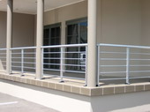 Steel railings